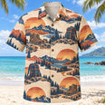Sunset Social Hiking and Backpacking Hawaiian Shirt