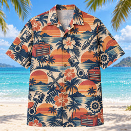 Sunset Social Mechanic Hawaiian Shirt