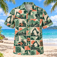 Tile Mosaic Heavy Equipment Operator Hawaiian Shirt