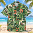 Tile Mosaic Landscaper Hawaiian Shirt