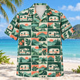 Tile Mosaic RV and Travel Trailer Hawaiian Shirt