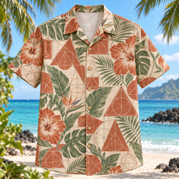 Triangle Study Mathematics Hawaiian Shirt