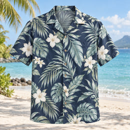 Tropical Formal Beach Wedding Hawaiian Shirt