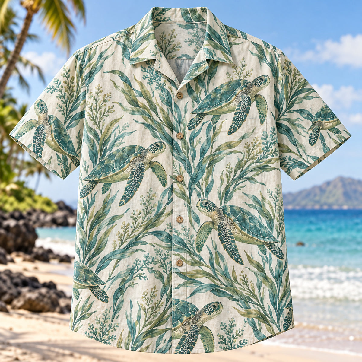 Turtle Seagrass Sea Turtle Hawaiian Shirt