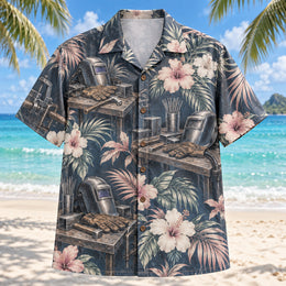 Workbench Welder Hawaiian Shirt