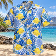 Yellow Tang Reef Aquarium Hawaiian Shirt