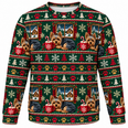 Yorkshire Terrier Christmas Cocoa All Over Print Ugly Sweater
