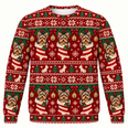Yorkshire Terrier Christmas Stocking All Over Print Ugly Sweater