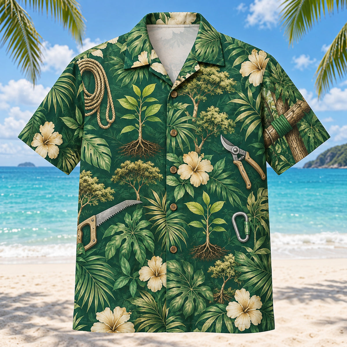 Young Sapling Arborist Hawaiian Shirt
