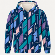 Registered Nurse Nurse Shift Colorways Zip Hoodie front mockup