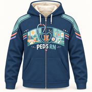 Registered Nurse Pediatric RN Comfort Care Zip Hoodie front mockup