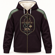 Registered Nurse RN Graduate Milestone Zip Hoodie front mockup